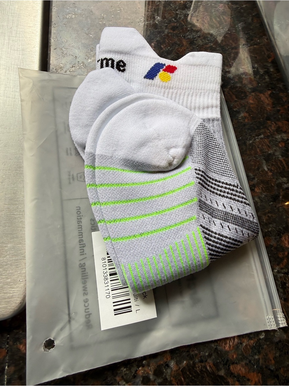 Forme white arch socks